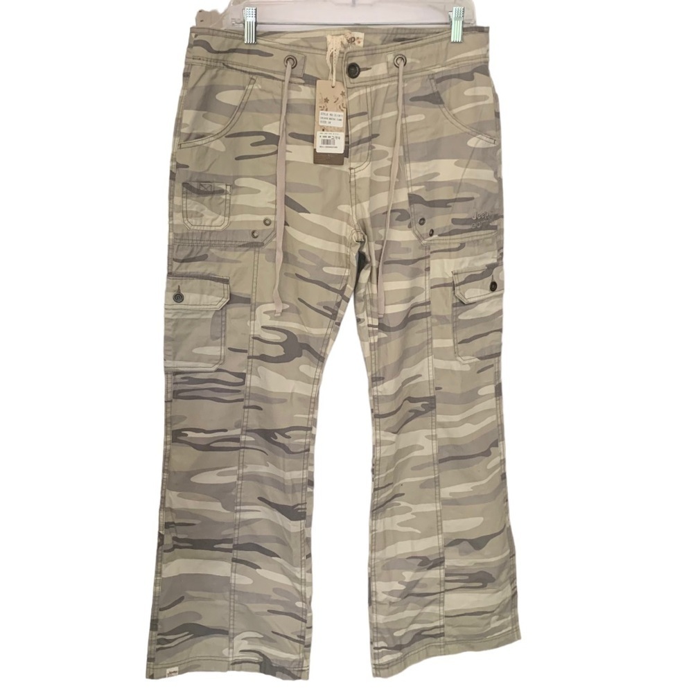 Jeep Earth RARE Mens Mocha Desert Camo Pants Sz 38/32